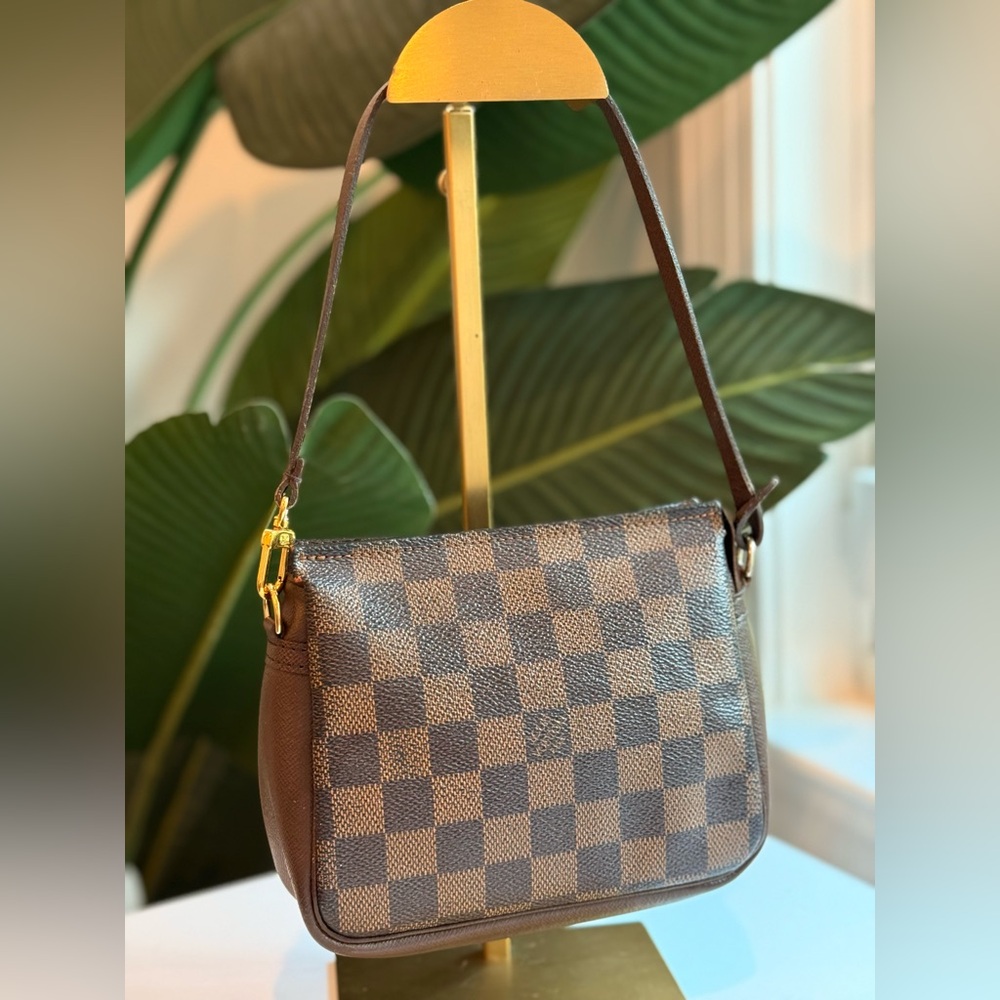 Louis Vuitton Dark Brown Checkered Shoulder Bag